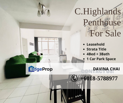 SUPER CHEAP Penthouse For Sale, Pahang, Cameron Highlands