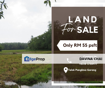 Klang Industrial Land For Sale, Selangor, Telok Panglima Garang