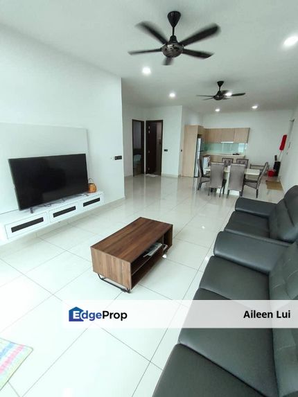 FOR RENT Green Haven Apartment Masai Area Easy to Ciq 3 Bedroom Fully Furnish, Johor, Masai