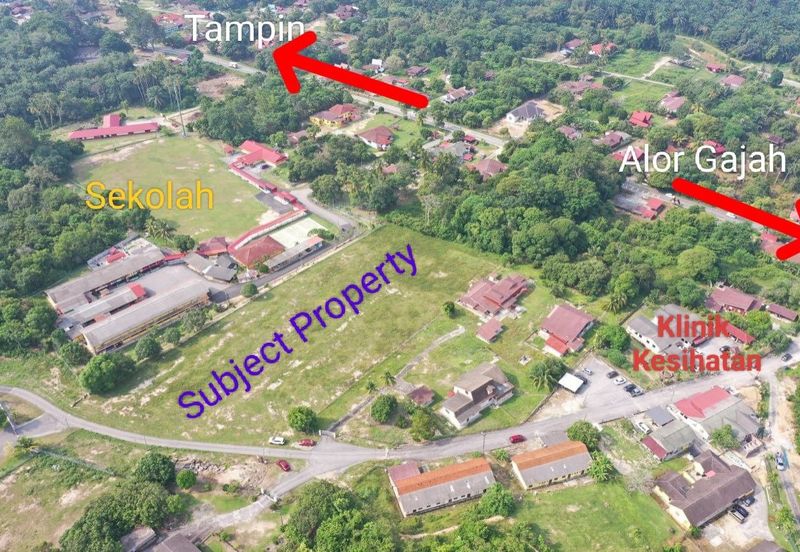 Tanah Lot Banglo Padang Sebang Alor Gajah Melaka untuk Dijual