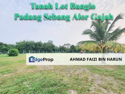 Tanah Rata Lot Banglo Padang Sebang Alor Gajah Melaka untuk Dijual, Melaka, Alor Gajah