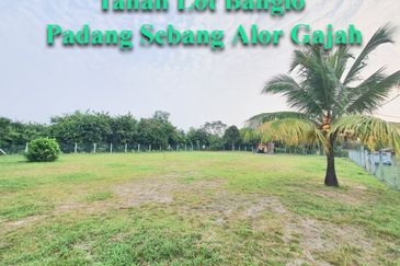 Tanah Rata Lot Banglo Padang Sebang Alor Gajah Melaka untuk Dijual