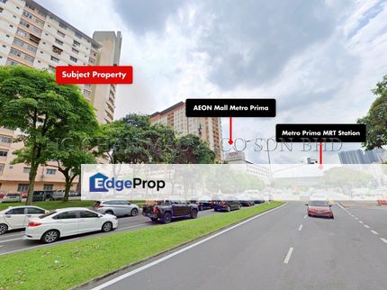 [Next to AEON Mall Metro Prima] Apartment [Walking distance to Metro Prima MRT Station], Kuala Lumpur, Kepong