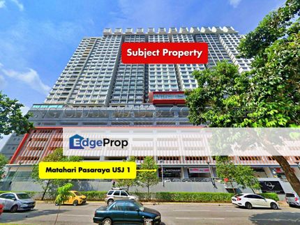 [ROI up to 8%] Service Apartment [Mixed development - with a grocery store (Matahari Pasaraya, USJ 1) conveniently located below], Selangor, Subang Jaya