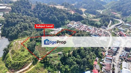 [Tourist Hotspot; Hilltop with Highland Scenic Setting] 2.79 Acres Land with Bungalow in Ringlet, Cameron Highlands, Pahang [Terraced Farming; Mixed L, Pahang, Cameron Highlands