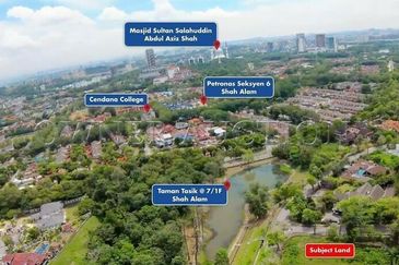 [Exclusive end lot unit] Residential Land [10 min to Central i-City]