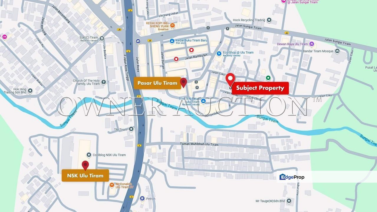 [Behind Ulu Tiram Bus Terminal & Pasar Ulu Tiram] 1 Storey Terrace House [5 min to NSK Ulu Tiram], Johor, Ulu Tiram