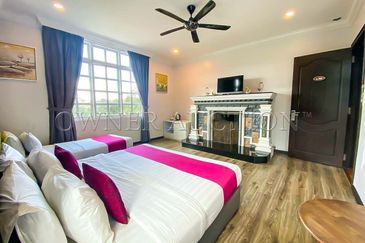 [Located in the beautiful hilly station of Cameron Highlands] 5 Storey Detached Bungalow in Smurf Inn [Near to tourist attraction; Next to Sultan Ahma