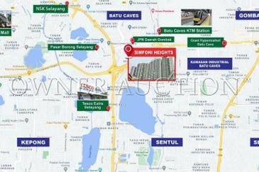 [Vacant Unit] Condominium [70% Occupancy Rate; Right Beside SJKC Kheow Bin; 3 min to Batu Caves KTM Station]