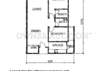 [Vacant Unit] Service Apartment [Opposite to Kajang SILK Highway; 6 min to C180 & Cheras Traders Square; 8 min to Batu 11 Cheras MRT station]