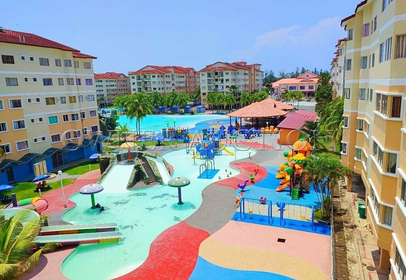 [Vacant Unit; WaterPark View] Apartment [9 min to Pantai Tanjung Biru]