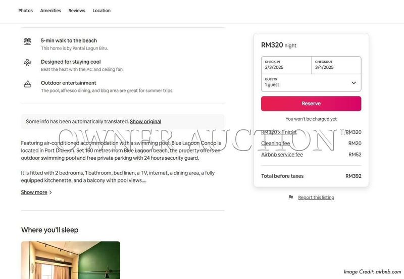 [ROI > 6%] Condominium [Beachfront resort living]