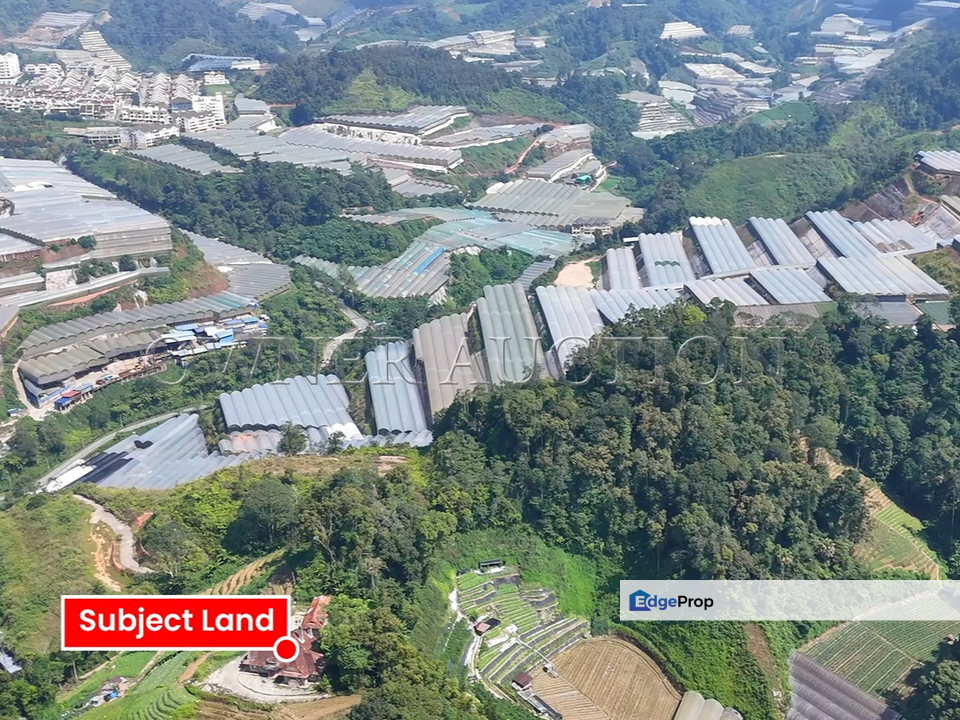 [Tourist Hotspot; Hilltop with Highland Scenic Setting] 2.79 Acres Land with Bungalow in Ringlet, Cameron Highlands, Pahang [Terraced Farming; Mixed L, Pahang, Cameron Highlands