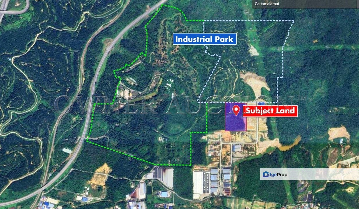 Industrial Land in Selangor with land office approval for conversion to industrial land on date 5/9/2024. Golden Opportunity! Adjacent to the 344.6-ac, Selangor, Rawang