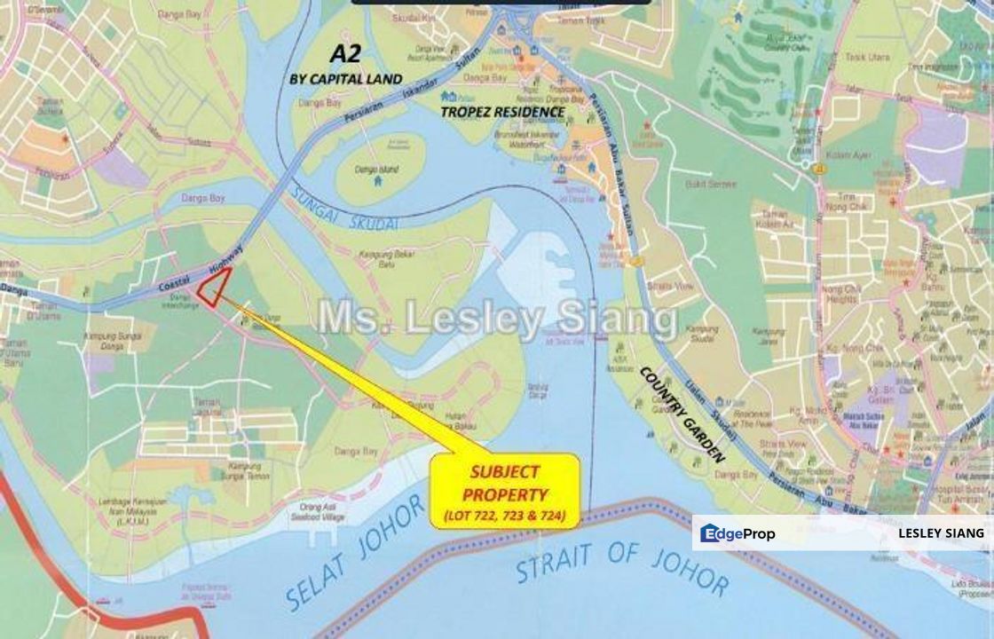 Commercial Land for Sale (RM300 psf @ 8 Acres), Johor, Senai