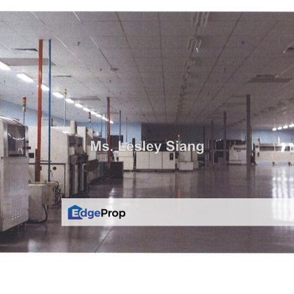 Detached Factory at Skudai BUA: 4Acres VS LS:6.3 Acres for Sale (RM181psf) PW:4,600amp (HT), Johor, Skudai