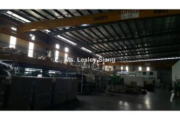 Detached Factory at Skudai BUA: 4Acres VS LS:6.3 Acres for Sale (RM181psf) PW:4,600amp (HT)