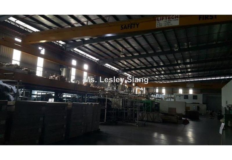 Detached Factory at Skudai BUA: 4Acres VS LS:6.3 Acres for Sale (RM181psf) PW:4,600amp (HT)