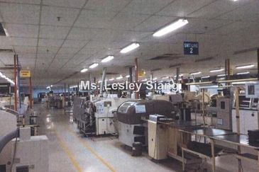 Detached Factory at Skudai BUA: 4Acres VS LS:6.3 Acres for Sale (RM181psf) PW:4,600amp (HT)