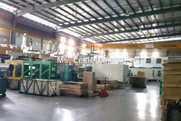 Detached Factory at Skudai BUA: 4Acres VS LS:6.3 Acres for Sale (RM181psf) PW:4,600amp (HT)