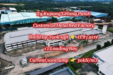 Detached Huge Factory @ Tanjung Kupang Gelang Patah