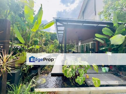 GARDEN WITH POND FISH, CANTIK 2 Storey Semi Detached House Damai Impian Alam Damai Cheras Kuala Lumpur, Kuala Lumpur, Cheras