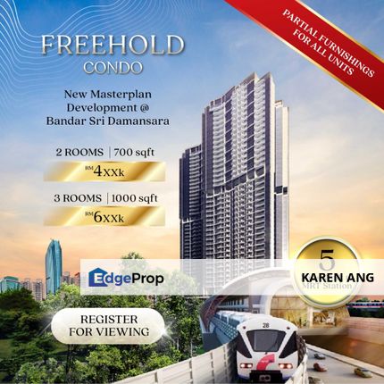 Freehold Luxury Condo At Bandar Sri Damansara Walking Distance To MRT, Selangor, Bandar Sri Damansara