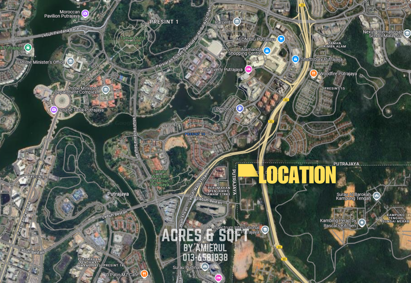 5.5 acres😍 Hill Top😍 Huge Bungalow Land Precinct 17 Putrajaya!