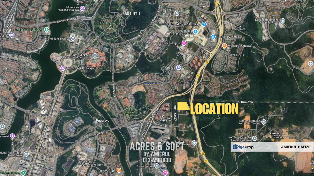 5.5 acres😍 Hill Top😍 Huge Bungalow Land Precinct 17 Putrajaya!, Putrajaya, Putrajaya