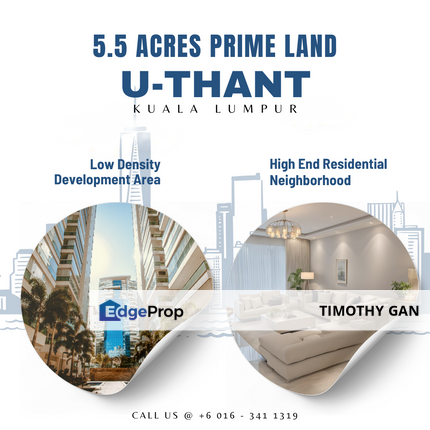 5.5 Acres Residential Land @ Ampang Hilir/ U-Thant for SALE, Kuala Lumpur, Ampang Hilir
