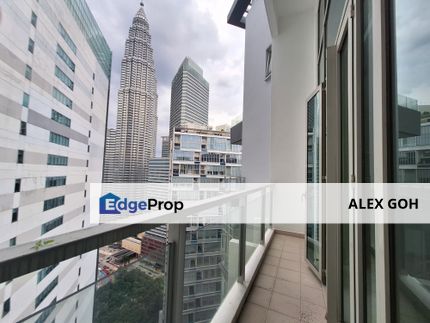High Floor Unit, Price Nego, Big Balcony, KLCC Twin Tower View, Kuala Lumpur, KLCC