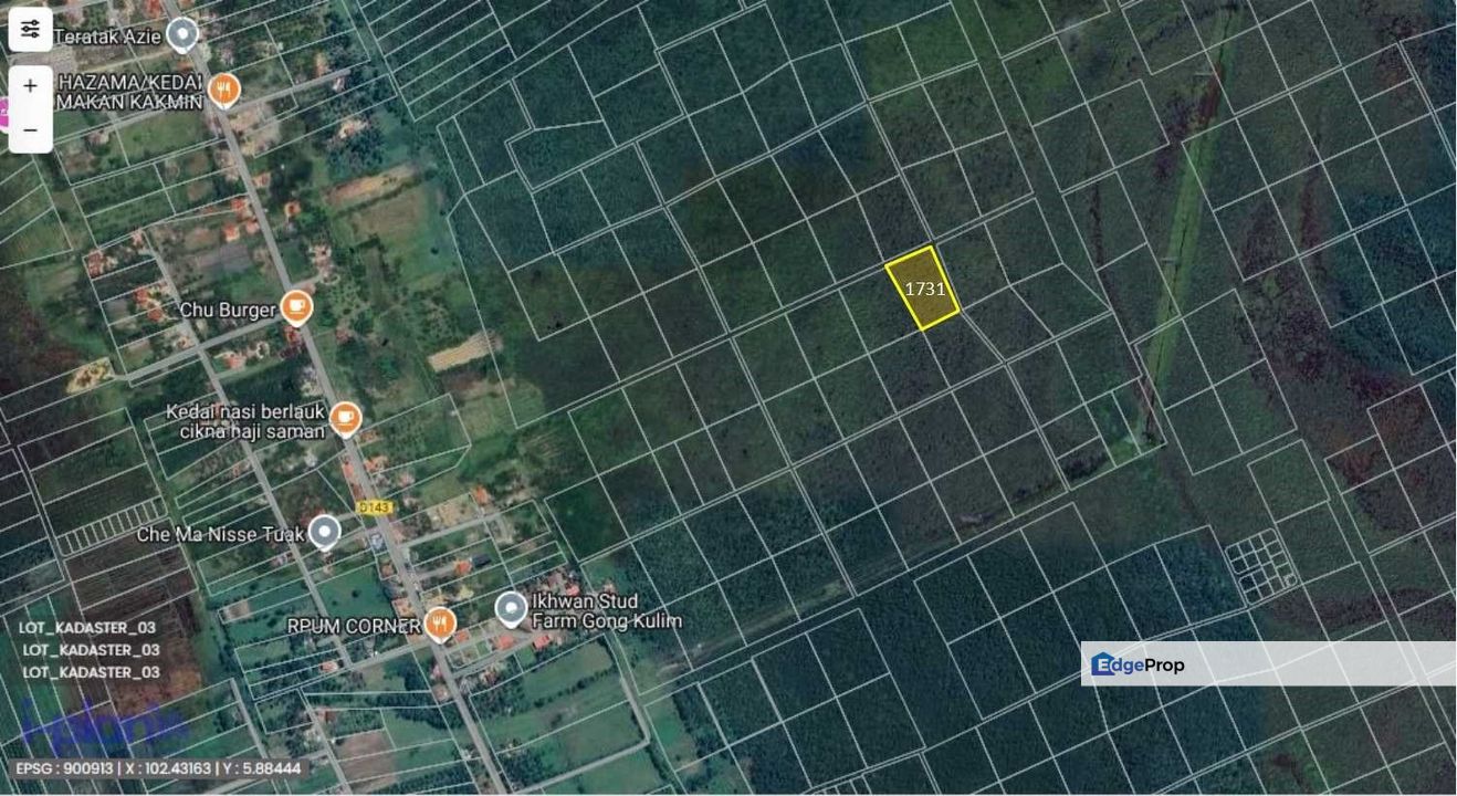 TANAH 2.6 ekar ZONING PERUMAHAN KULIM PASIR PUTEH , Kelantan, Pasir Puteh