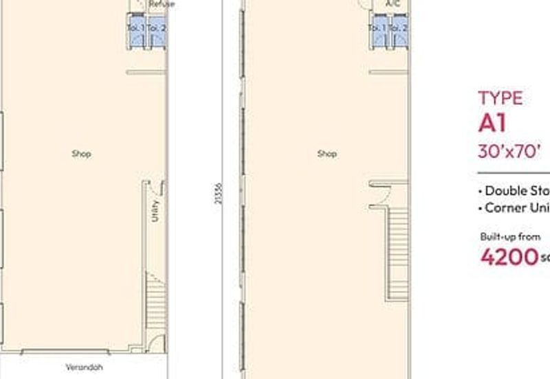 BRAND NEW | FACING MAIN ROAD | 2 Storey Corner Shop Lot Bidara Ria, Sendayan