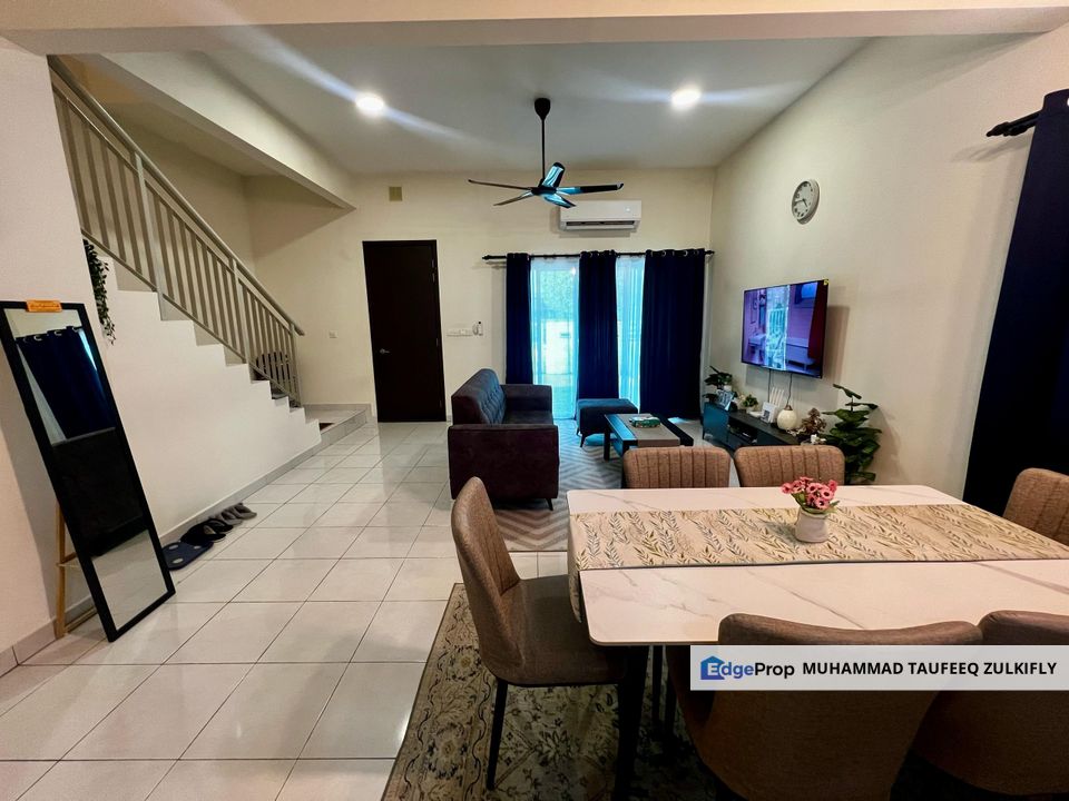 FULLY FURNISHED | END LOT | 2 Storey Terrace The Palm Bandar Hillpark, Puncak Alam, Selangor, Bandar Puncak Alam