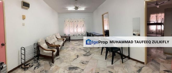 FULLY FURNISHED SUITABLE FOR STUDENT | Flat PKNS Seksyen 7 Shah Alam, Selangor, Shah Alam