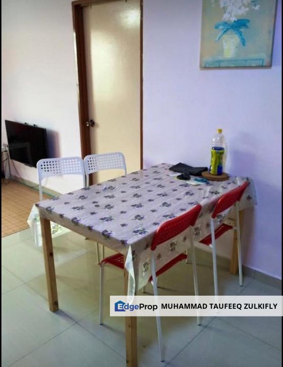 FULLY FURNISHED | Flat PKNS Seksyen 7 Shah Alam, Ready Move In, Selangor, Shah Alam