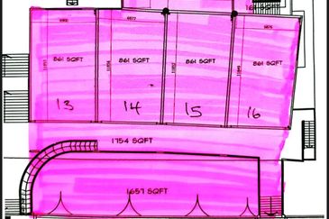 Shoplot D'Anjung Avenue Seksyen 7 Shah Alam, Vacant Unit