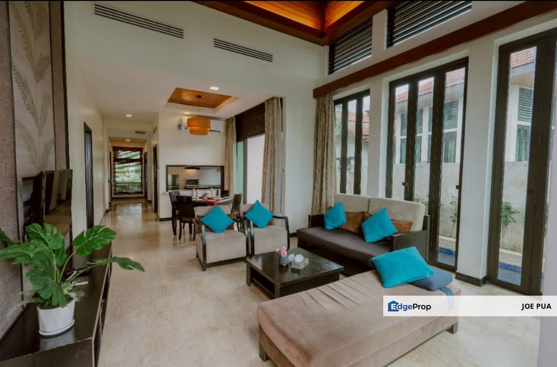 Karambunai, Sepanggar, Tuaran, Sabah Nexus Residence Single Storey Semi D Beach Front Villa Fully Furnish For Sale, Sabah, Tuaran