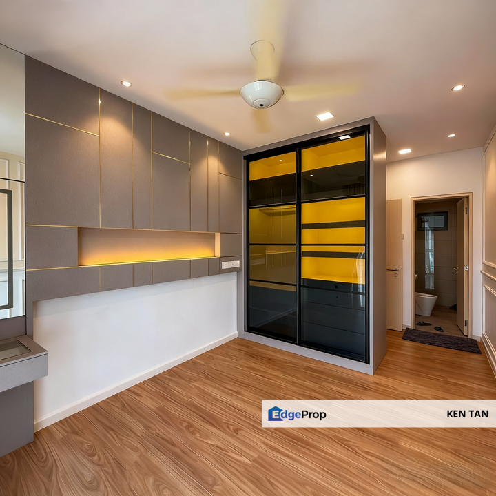 LakeFront Residence Partly Furnished 3R2B Corner unit for Rent, Selangor, Cyberjaya