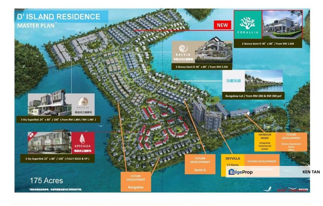SkyVilla D'island Corner unit For Sale ( Below Bank Value ), Selangor, Puchong
