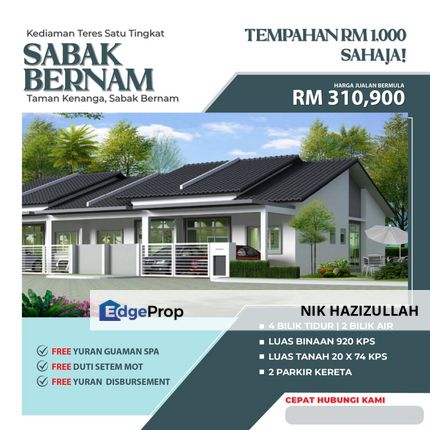 New Project Launch Taman Kenanga Sabak Bernam, Selangor, Sabak Bernam