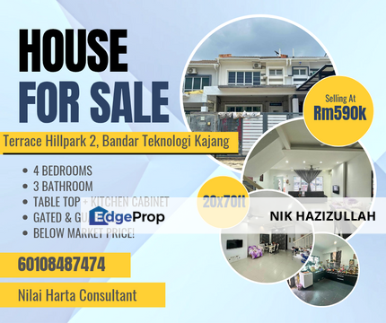 Terrace House Hillpark 2 Bandar Teknologi Kajang, Selangor, Kajang