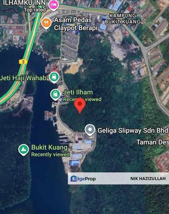 Tanah Tepi Laut Atas Bukit 7min dari Bandar Kemaman, Terengganu, Kemaman