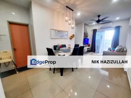 Corner Unit Apartment Renovated + Furnished, Selangor, Klang