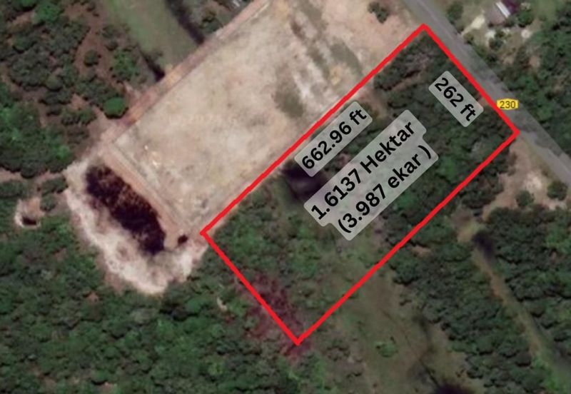 Tanah Tepi Jalan Utama Zoning Perumahan