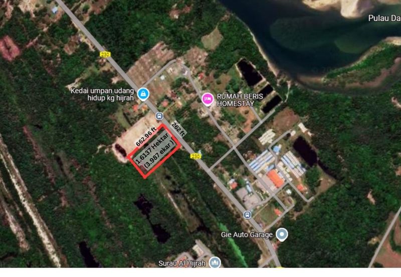 Tanah Tepi Jalan Utama Zoning Perumahan