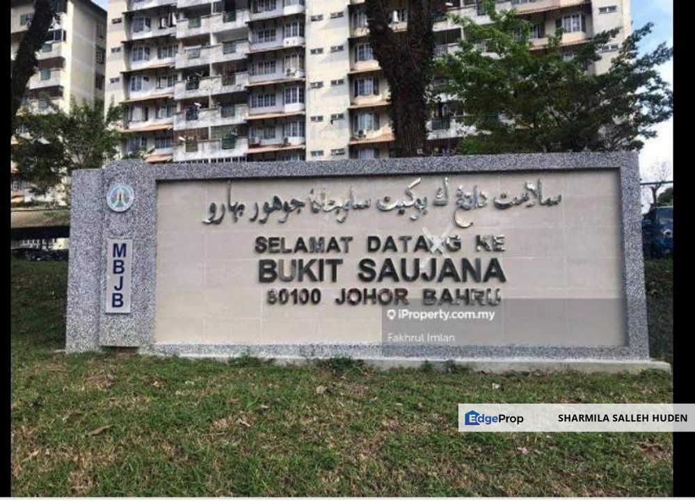 BUKIT SAUJANA APARTMENT (END LOT) FOR SALE, Johor, Johor Bahru