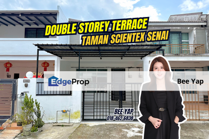 Taman Scientex Senai Double Storey Terrace House For Sale, Fully Renovated Unit, Johor, Senai