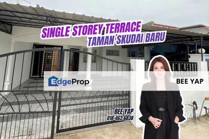 Hang Kasturi Skudai Baru Johor Bahru, Single Storey Terrace House For Sale, Fully Renovated, Johor, Skudai