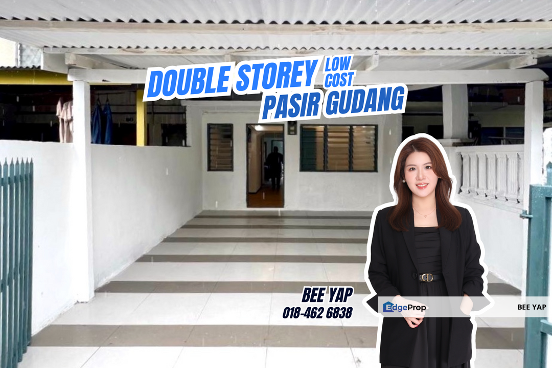 Taman Pasir Emas Pasir Gudang Double Storey Low Cost Terrace House For Sale, Johor, Pasir Gudang